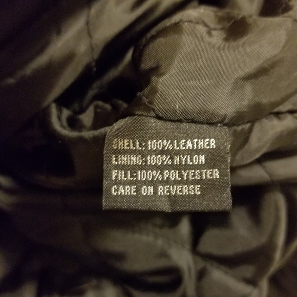 BIG DADDY Two Tone Leather Jacket - Picture 10 of 13